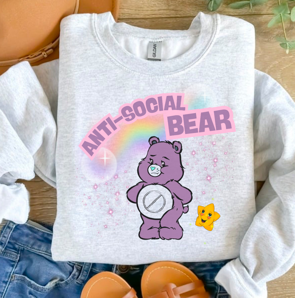 Anti-Social Bad Bear Sweatshirt