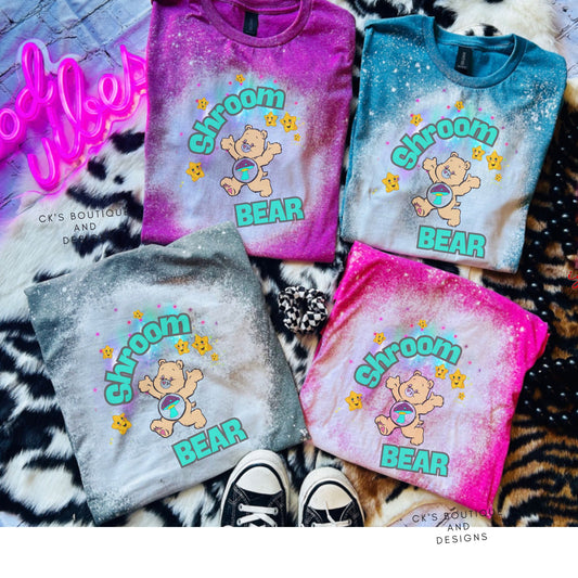 Shroom Bad Bears Bleached Shirts