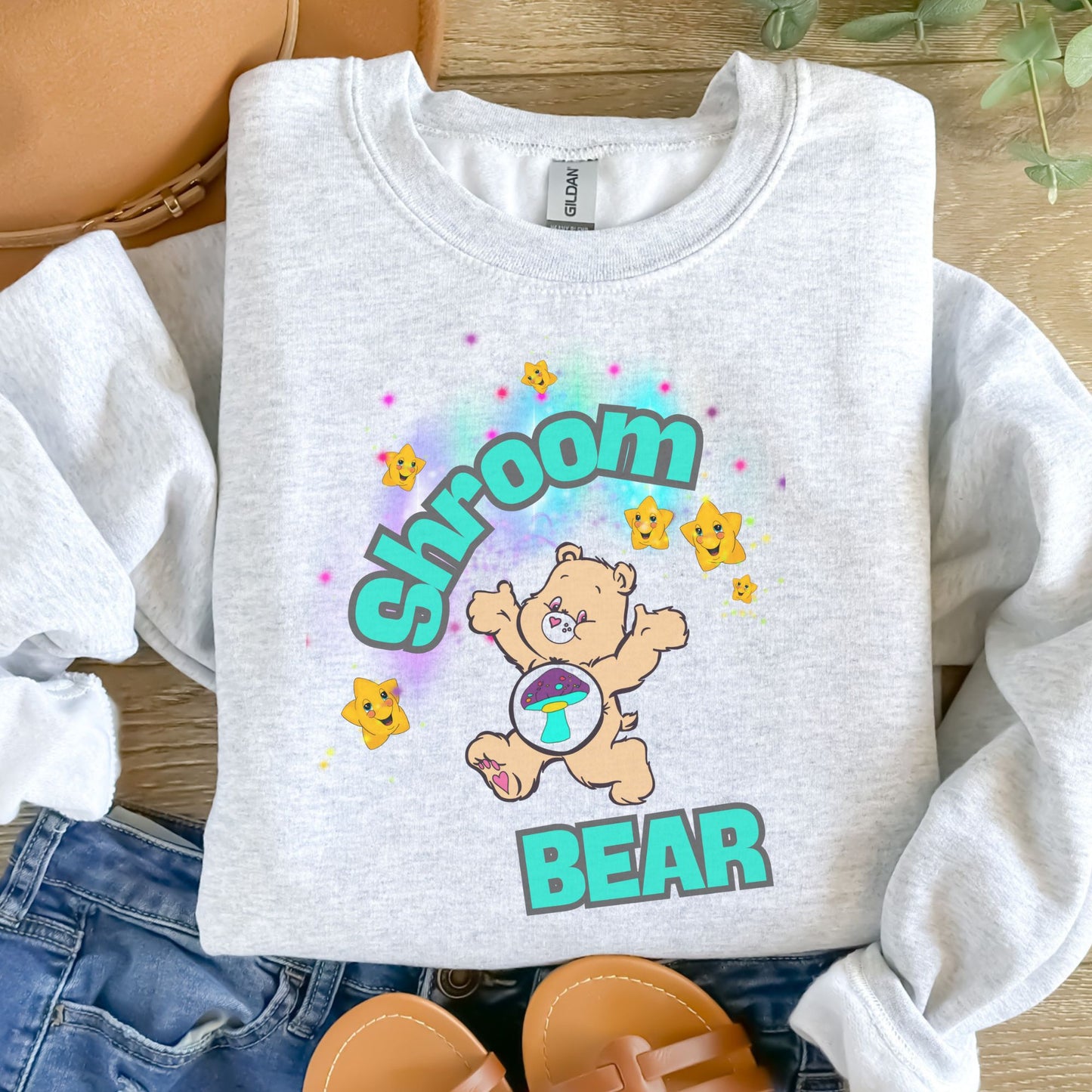 Shroom Bad Bear Sweatshirt