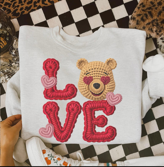 Yarn Art Pooh Sweatshirt