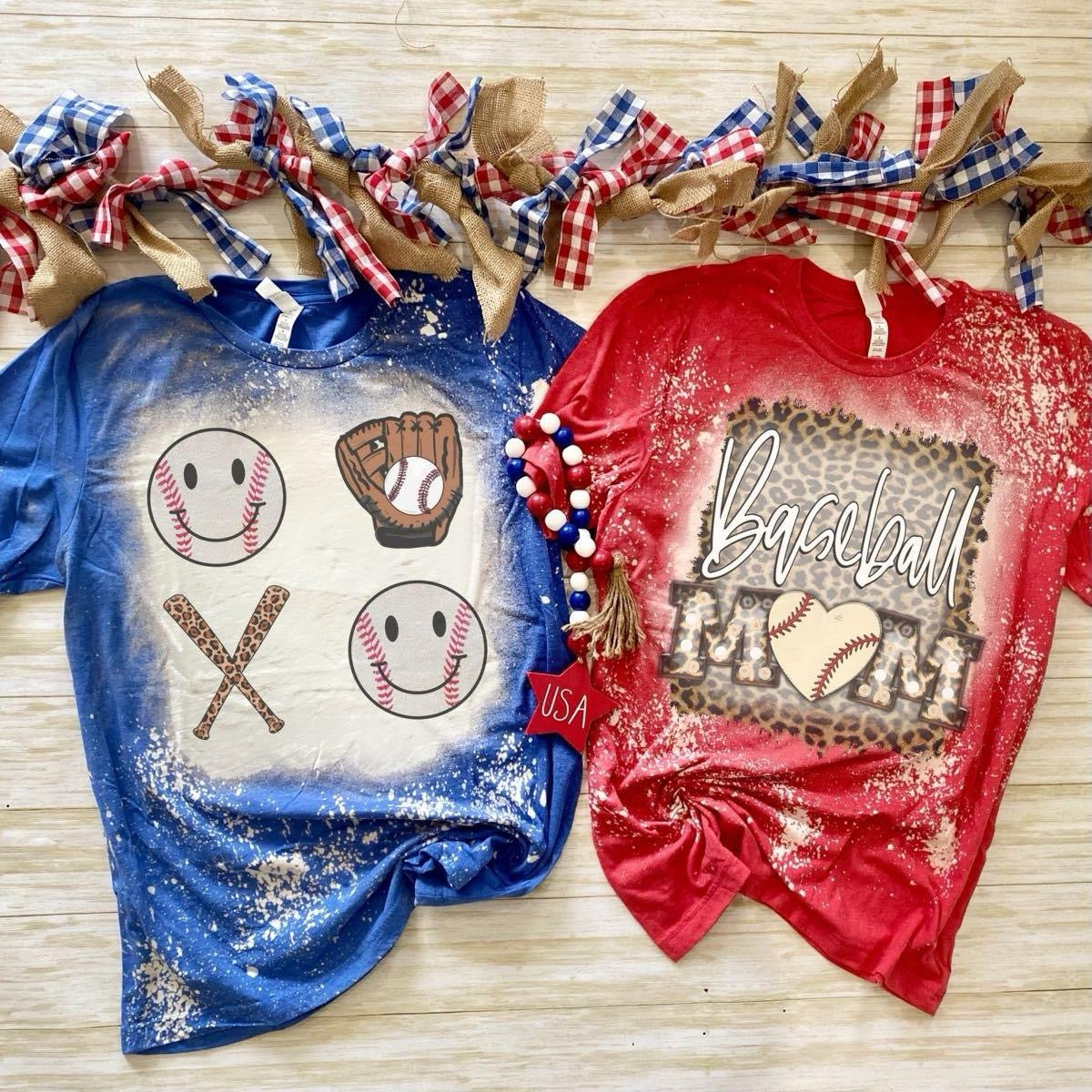 Sports Mama T-Shirt - Bleached -  Comfortable Unisex T-Shirt - Baseball, Tennis, Softball, Football, Band, Cheer, Wrestling